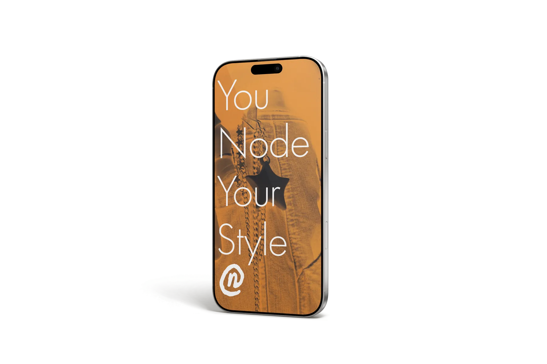 Phone mockup showing You Node Your Style
