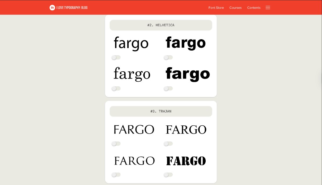 I Love Typography screenshot
