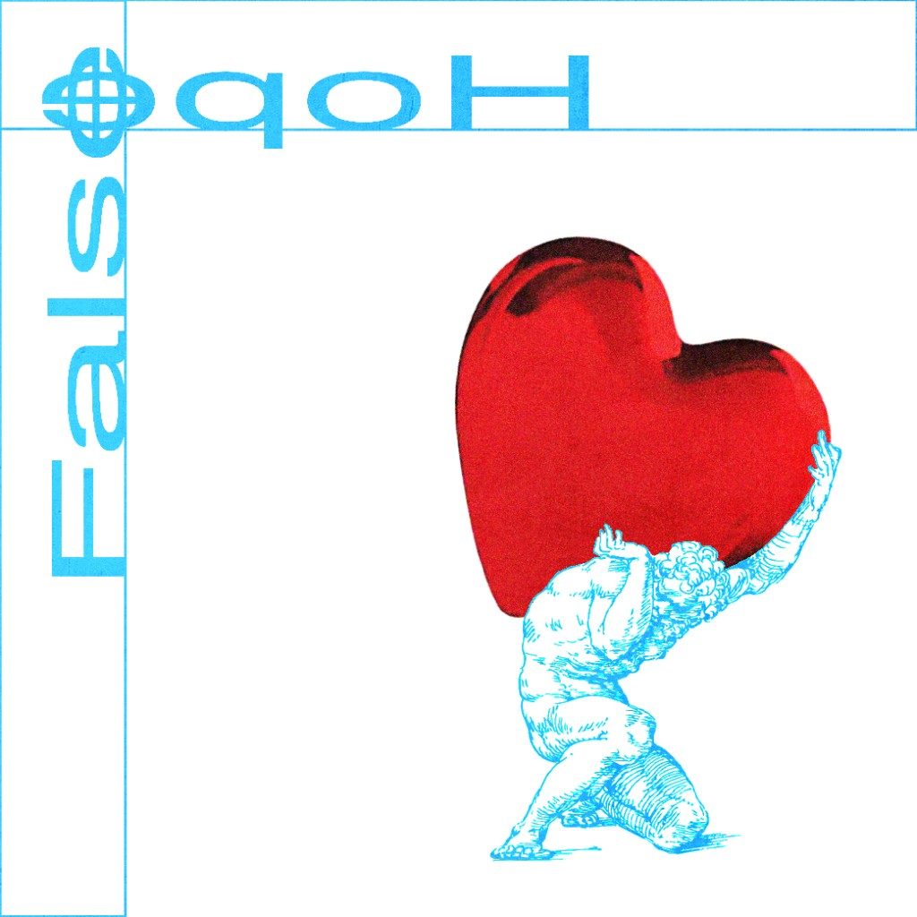 False Hope cover with Atlas holding a red heart