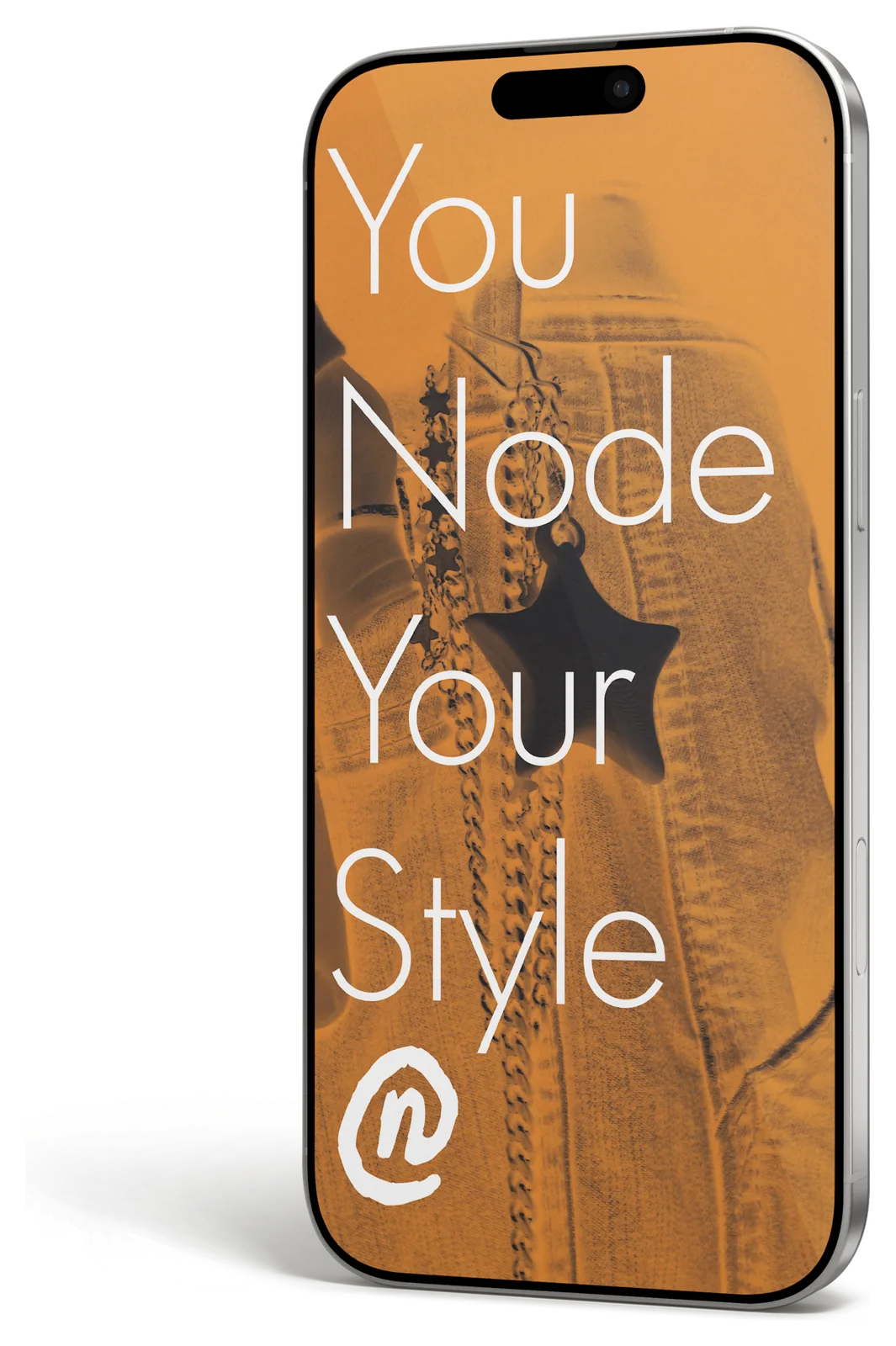 Phone mockup showing You Node Your Style