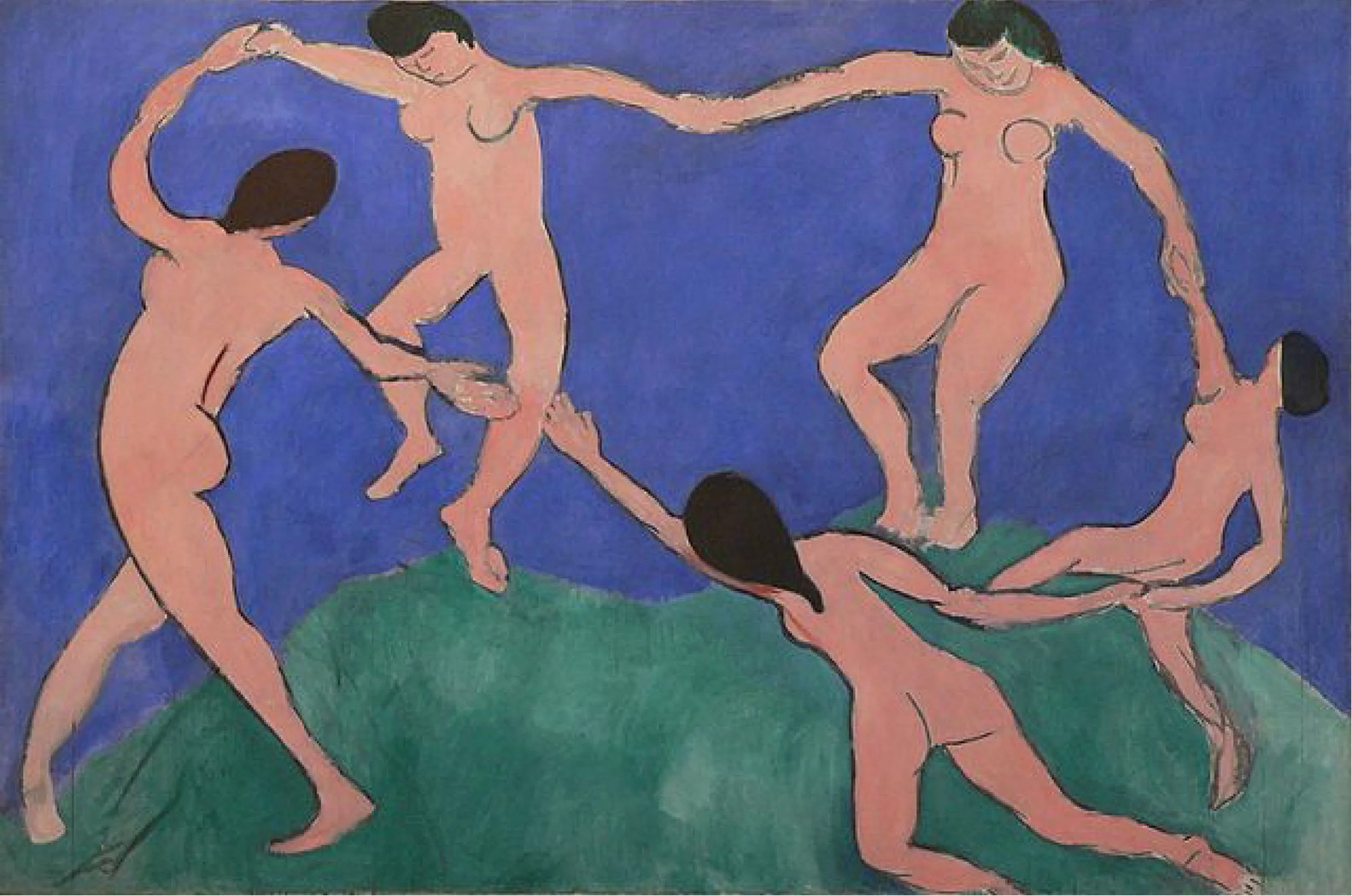 Matisse dancers in a circle